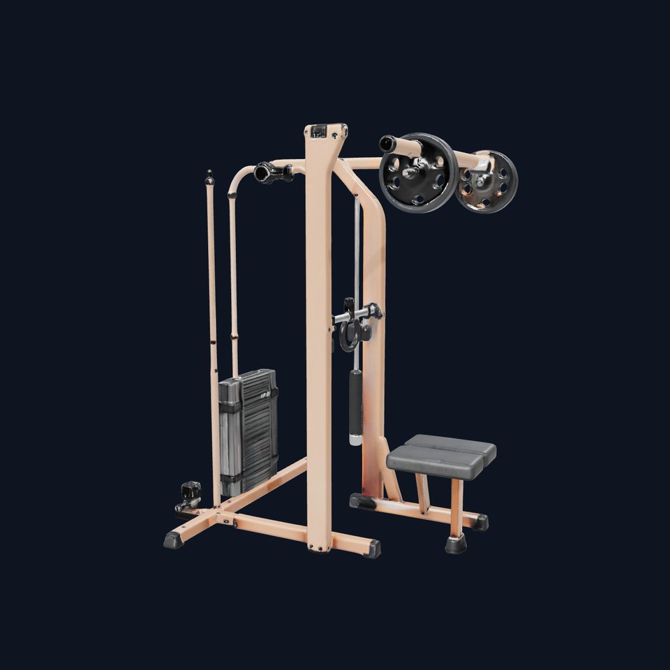 Copper Fitness Station model pack